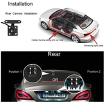 Dual Lens Mirror Car Dash Cam - RAPBLUE