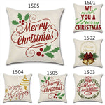 18" Festive Christmas Sofa Cushion Cover - RAPBLUE