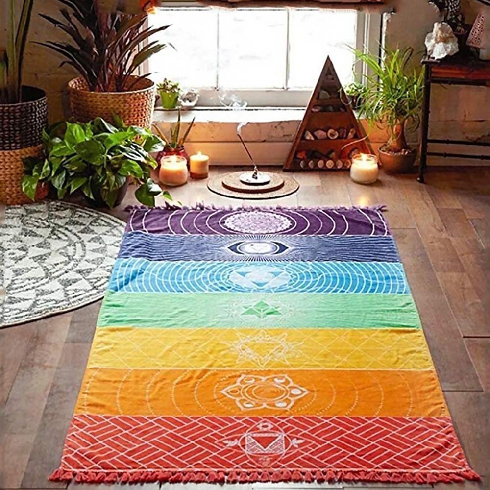 7 Chakra Yoga & Beach Mat - RAPBLUE