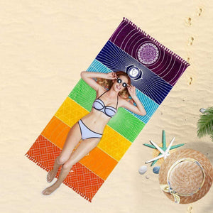 7 Chakra Yoga & Beach Mat - RAPBLUE