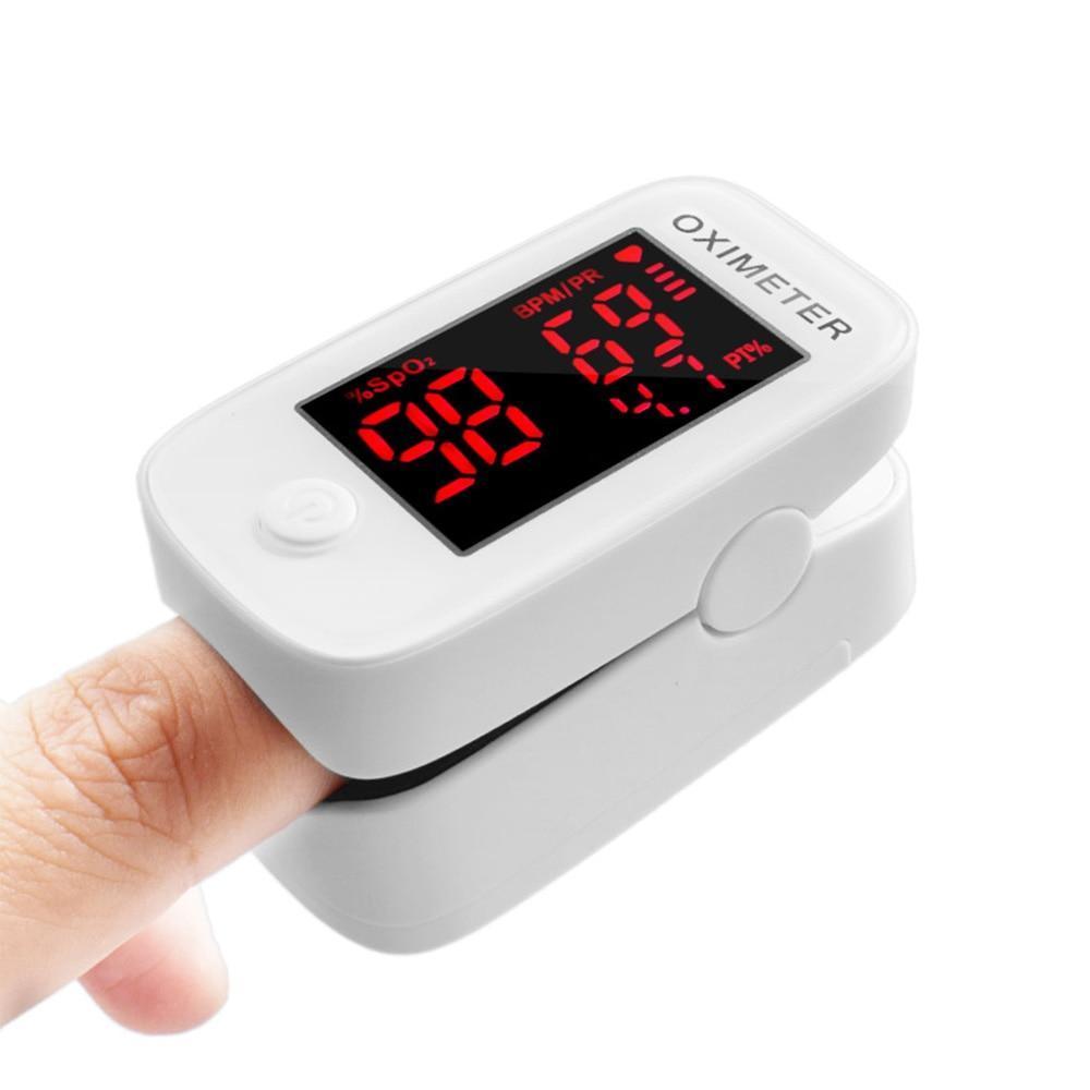 Blood Oxygen Finger Pulse Digital Fingertip Oximeter Oxygen Saturation Meter Finger Monitor CE Portable Oximetro (No Battery) - RAPBLUE