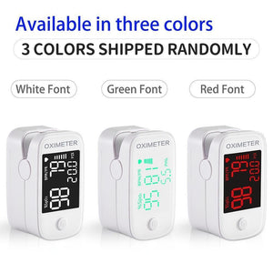 Blood Oxygen Finger Pulse Digital Fingertip Oximeter Oxygen Saturation Meter Finger Monitor CE Portable Oximetro (No Battery) - RAPBLUE
