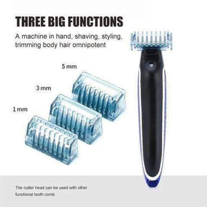 RECHARGEABLE TRIMS SHAVER - RAPBLUE