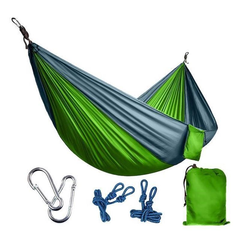 Backpacking Hammock - Portable Nylon Parachute Outdoor Double Hammock - RAPBLUE