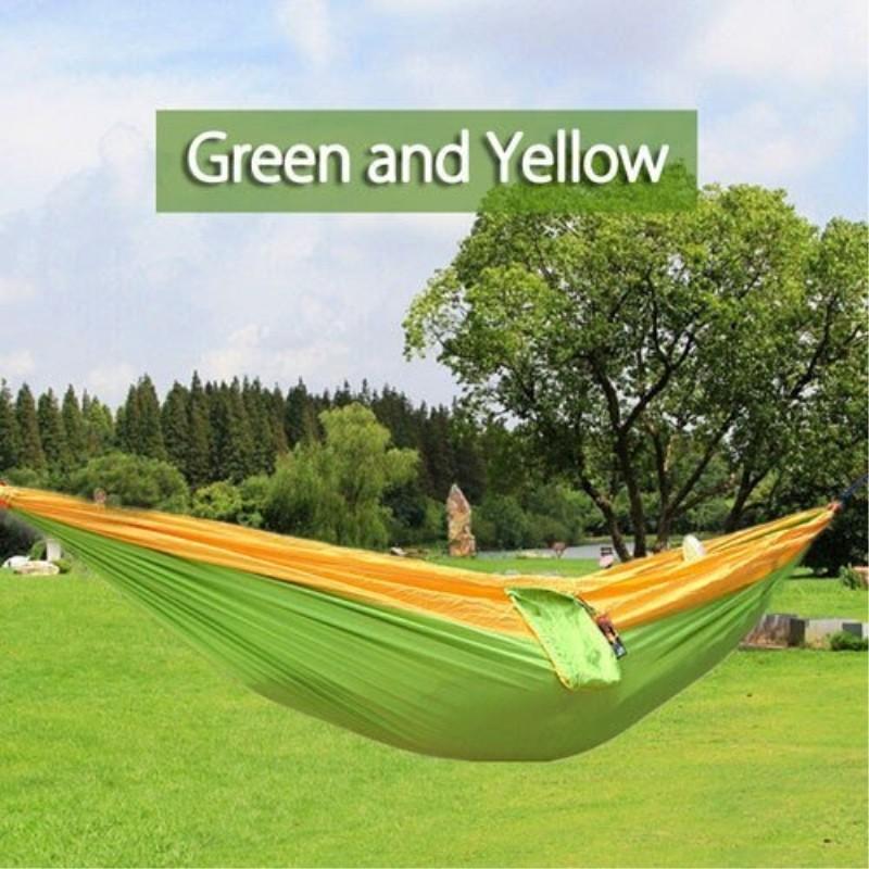 Backpacking Hammock - Portable Nylon Parachute Outdoor Double Hammock - RAPBLUE