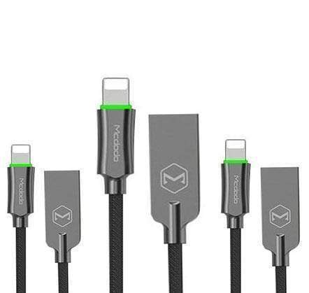 MCDODO Lightning Bolt - Smart Braided Charging Cable - 6FT - RAPBLUE