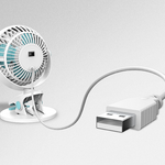 Mini Clip-on USB Desktop Fan - RAPBLUE