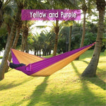 Backpacking Hammock - Portable Nylon Parachute Outdoor Double Hammock - RAPBLUE