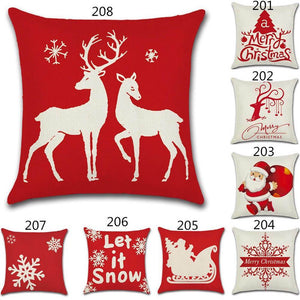 18" Festive Christmas Sofa Cushion Cover - RAPBLUE