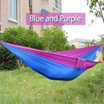 Backpacking Hammock - Portable Nylon Parachute Outdoor Double Hammock - RAPBLUE