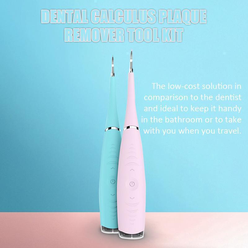 Ultrasonic dental calculus plaque remover tool kit - RAPBLUE