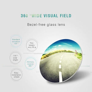 Wide Angle Round Convex Blind Spot Mirror - RAPBLUE