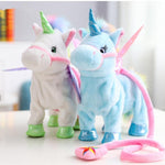 Walking Singing Unicorn Plush Toy - RAPBLUE