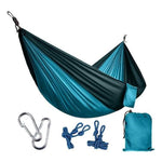 Backpacking Hammock - Portable Nylon Parachute Outdoor Double Hammock - RAPBLUE