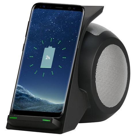 Fast Wireless Charging with Bluetooth Speaker - RAPBLUE