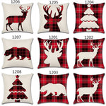 18" Festive Christmas Sofa Cushion Cover - RAPBLUE