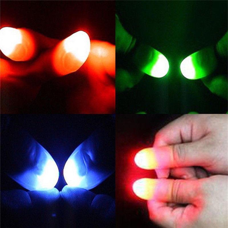 Light up Thumbs Magic Trick Flashing Fingers Luminous Gifts - RAPBLUE