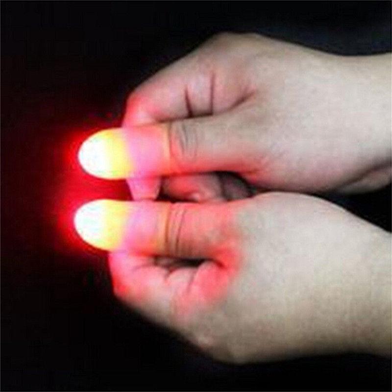 Light up Thumbs Magic Trick Flashing Fingers Luminous Gifts - RAPBLUE