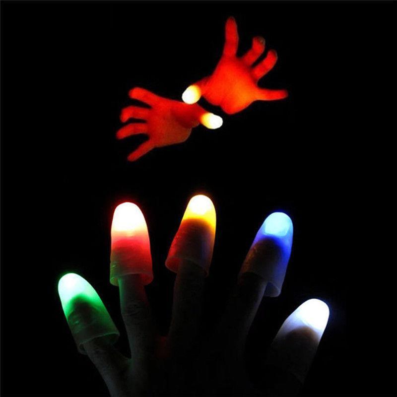 Light up Thumbs Magic Trick Flashing Fingers Luminous Gifts - RAPBLUE