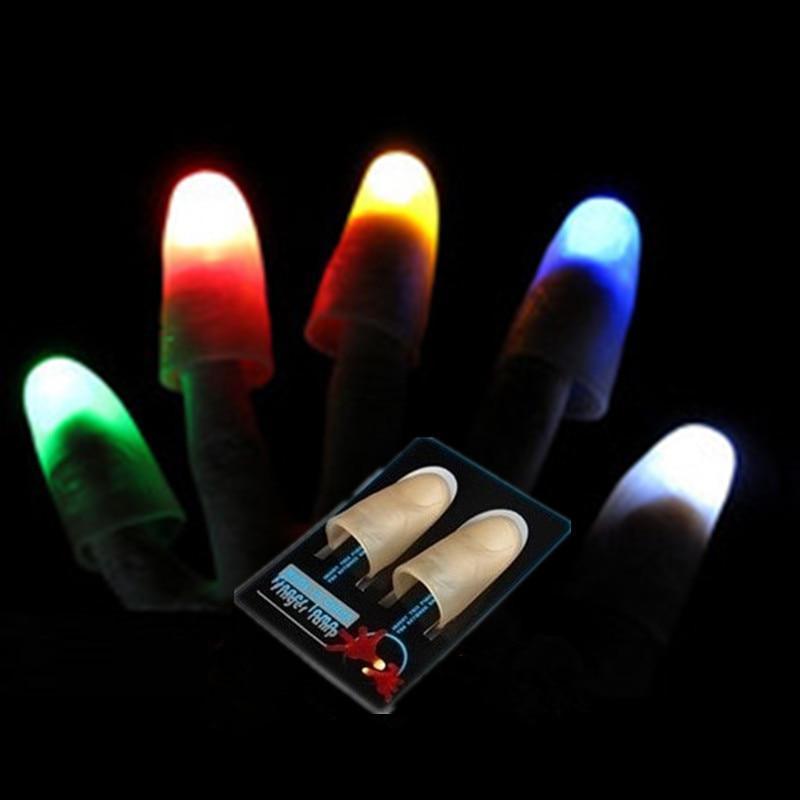 Light up Thumbs Magic Trick Flashing Fingers Luminous Gifts - RAPBLUE