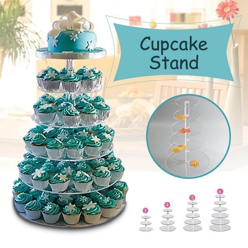 Clear Cupcake Stand - RAPBLUE