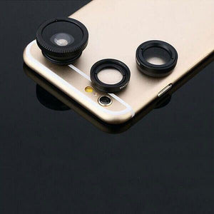 3 in 1 Universal Mobile Phone Fisheye Lens - RAPBLUE