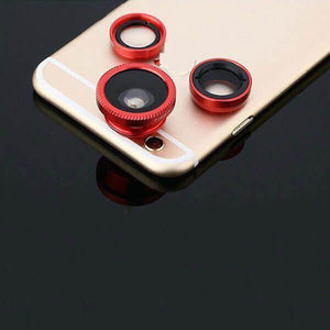 3 in 1 Universal Mobile Phone Fisheye Lens - RAPBLUE