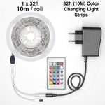 32ft Colour Changing LED Light Strip (Remote Included) - RAPBLUE