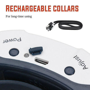 Rechargeable Dog Collar Anti Bark Pet Train Mist Spray - RAPBLUE