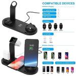 3 In 1 Qi Fast Wireless Charging Smart Station Dock - RAPBLUE