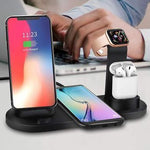 3 In 1 Qi Fast Wireless Charging Smart Station Dock - RAPBLUE