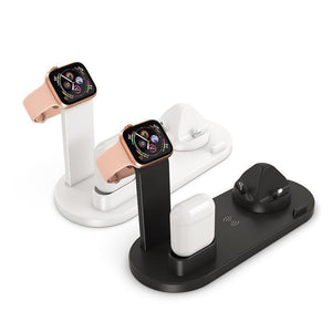 3 In 1 Qi Fast Wireless Charging Smart Station Dock - RAPBLUE