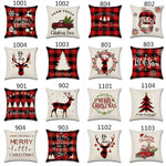 18" Festive Christmas Sofa Cushion Cover - RAPBLUE