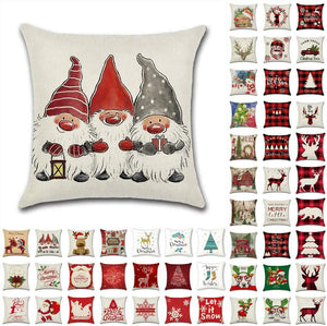 18" Festive Christmas Sofa Cushion Cover - RAPBLUE