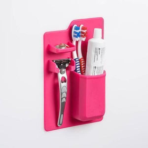 Toothbrush and Razor Sillicone Mirror Holder - RAPBLUE