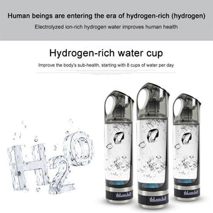 500ML LED Display Hydrogen Generator Water Bottle - RAPBLUE