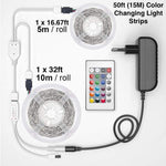 50ft Colour Changing LED Light Strip (Remote Included) - RAPBLUE