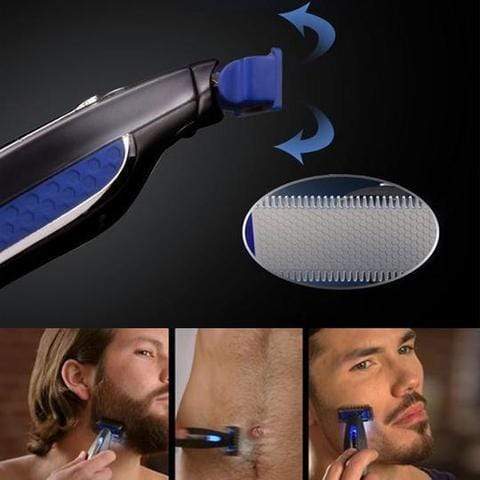 RECHARGEABLE TRIMS SHAVER - RAPBLUE