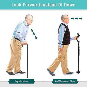 The Revolutionary Collapsible Posture Walking Cane - RAPBLUE