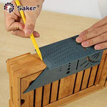 Saker new 3D 80 Degree square carpenter's rule - RAPBLUE
