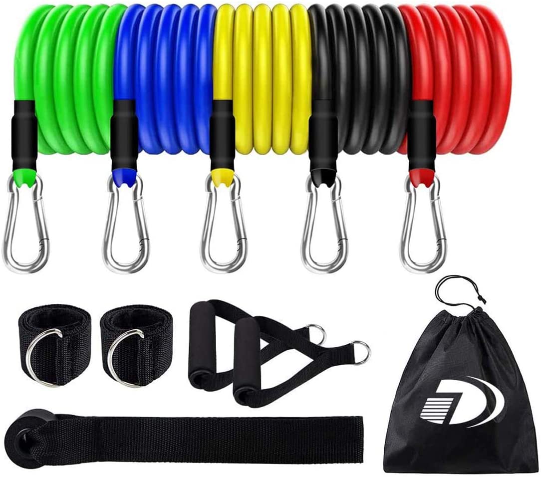 11pcs Fitness Resistance Band Set - RAPBLUE