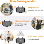 Remote Dog Training Shock Collar with 3 Correction Remote Training Modes - RAPBLUE