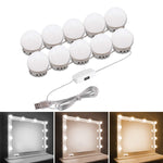 Makeup Vanity Mirror with Lights Hollywood Style Mirror Bulbs - RAPBLUE