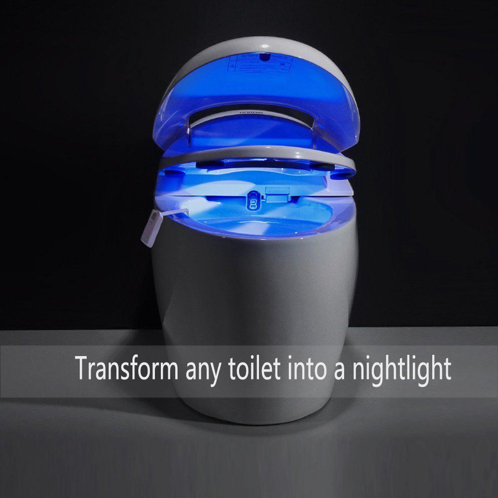 16-Color Motion Sensor LED Toilet Night Light - RAPBLUE