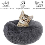 Round & Raised Cat Marshmallow Bed - RAPBLUE
