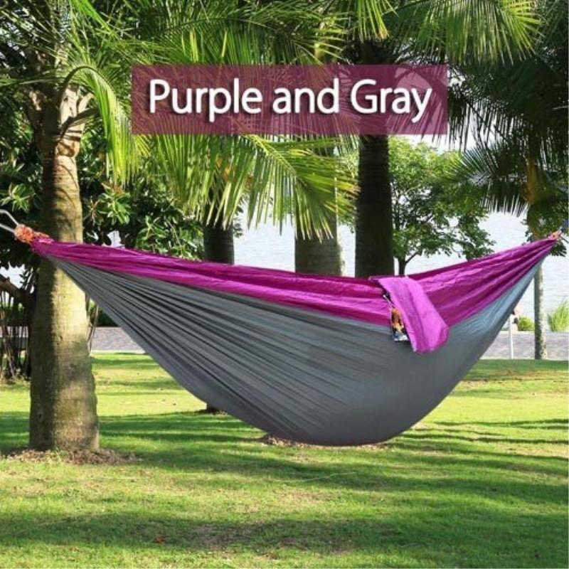 Backpacking Hammock - Portable Nylon Parachute Outdoor Double Hammock - RAPBLUE