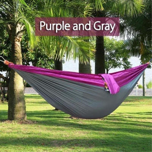 Backpacking Hammock - Portable Nylon Parachute Outdoor Double Hammock - RAPBLUE