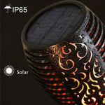 Outdoor Solar Garden Lights Path Lanterns Landscape Yard Lighting Decorative Outside Post Lamp - RAPBLUE