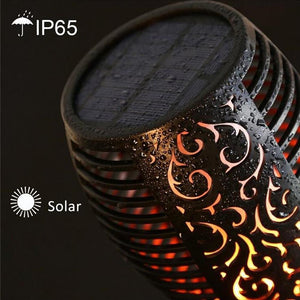 Outdoor Solar Garden Lights Path Lanterns Landscape Yard Lighting Decorative Outside Post Lamp - RAPBLUE