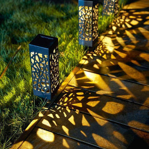 Solar Lights Outdoor Pathway Decorative Walkway Powered Led Waterproof Light - RAPBLUE